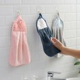 thumbnail image 4 of Pcs Hanging Hand Towels Coral Fleece Towel Water Absorption Towel for Home Kitchen Bathroom Beige, 4 of 4
