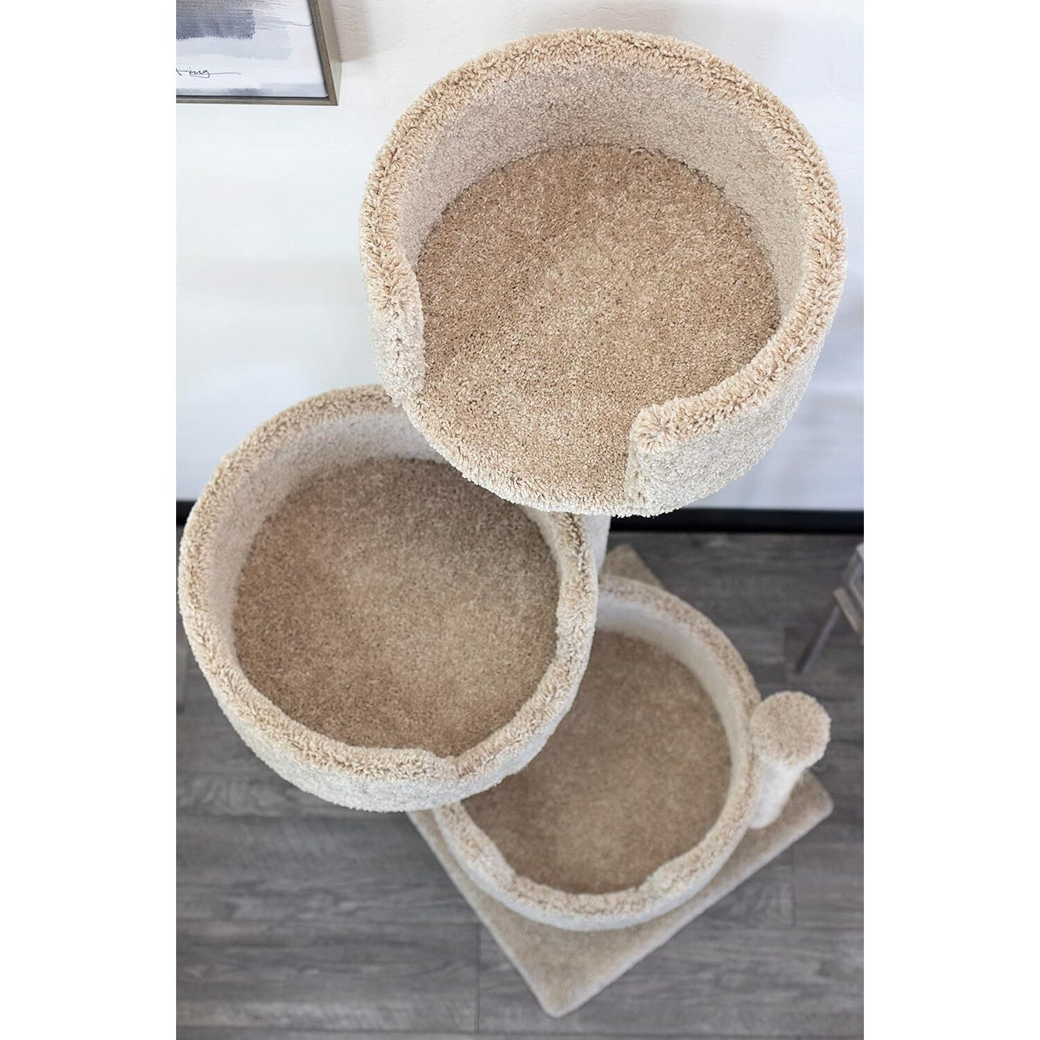 New Cat Condos  Wood and Carpet Cat Tree for Big Cats