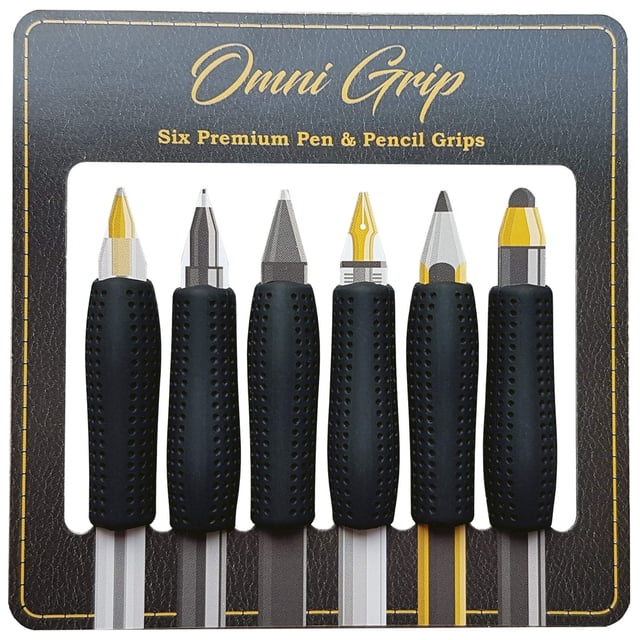 Bolígrafo y lápiz Comfort Grips Chrome Cherry Omni Grip, paquete de 6