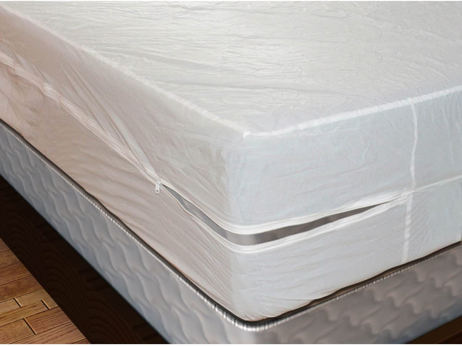 plastic lined crib mattress protector