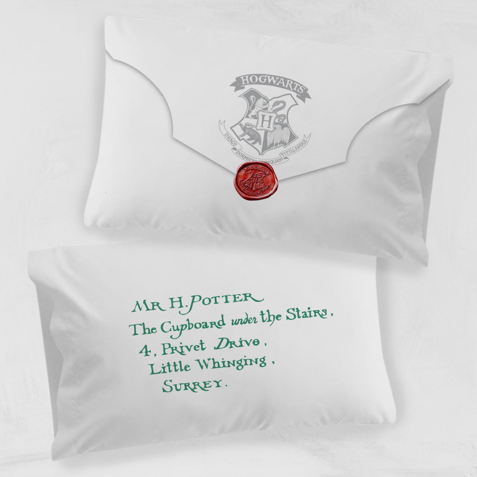 NEW and SEALED! Harry Potter Hogwarts is My Home PILLOWCASE SET 