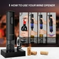 thumbnail image 6 of Secura Electric Wine Opener, Automatic Electric Wine Bottle Corkscrew Opener with Foil Cutter, Rechargeable (Black), 6 of 7