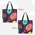 thumbnail image 2 of Balery Donuts1 Bolsa de Mano para Mujeres con Cremallera, Bolsa de Gimnasio con Compartimentos, Bolsa para Laptop, Bolsa para Trabajo, 2 of 7