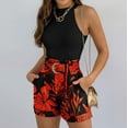 thumbnail image 2 of Beach Tops Swimming Suits for Women Summer plus Size Cover Ups Summer Board Two Piece Shorts Outfit Swimming Tech Suits Tube Top Swimsuits for Women Compression Shorts for Swimming Swimsuits for, 2 of 4