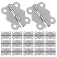 thumbnail image 1 of CRAFTHROU 24Pcs Replacement Hinges Silver Style Hinges For DIY Projects And Storage, 1 of 5