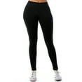 thumbnail image 3 of 2 Pack Women's High Waisted Buttery Soft Leggings Stretch Tummy Control Pants S-XXXL 28” Inseam, 3 of 5