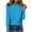 Sky Blue, variant on Rigardu Women's Round Neck Long Sleeve Top Solid Color Casual T Shirt Long Sleeve Shirts for Women Size:s-2xl