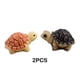 thumbnail image 4 of Yuarrent Miniescultura de tortuga exquisita para colección de miniaturas de jardín, 2 pack/lote, adecuada para cualquier Decoración, 4 of 6