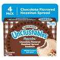 thumbnail image 3 of Smucker’s Uncrustables Chocolate Flavored Hazelnut Spread Sandwiches, 4 Count, 1.8 oz Each, Frozen, 3 of 11