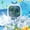 Blue, variant on HBYJLZYG 8.27x5.91x2.76in Desk Fan, 2-in-1 Fan & Humidifier, 3-Speed USB Rechargeable Mist Fan with Low Noise