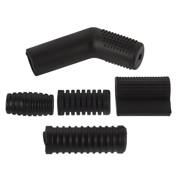 Hemoton 5Pcs Universal Motorcycle Gear Shift Lever Protective Cover Rubber Shifter Sleeve Anti-Slip Gear Shift Pad Shoe Protector for Motorbike Black