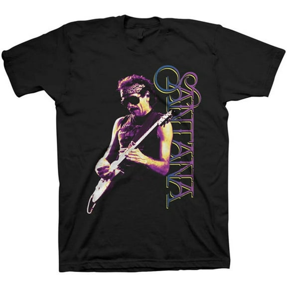 Santana Men's Classic Live Shot T-Shirt Small | Officially Licensed Merchandise