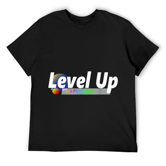 Mens Level Up T-Shirt Black