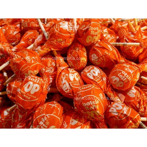 Orange Tootsie Pops 3 pound bag