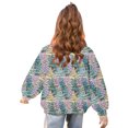 thumbnail image 5 of GPAECEAD Girls Christmas Sweatshirts Cute Xmas Ugly 3D Graphic Print Sweaters Oversized Long Sleeve Round Neck Pullover Tops 1-12 Years Green, 5 of 9