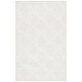 thumbnail image 4 of SAFAVIEH Kilim Meryll Diamond Polyester Area Rug, Light Grey/Ivory, 6' x 6' Square, 4 of 10