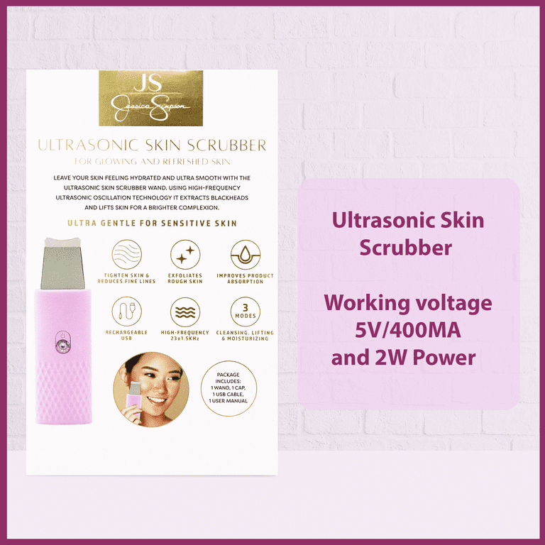Jessica Simpson Ultrasonic Facial Skin Scrubber Acne Clearing