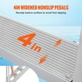 thumbnail image 4 of VEVOR Dock Ladder, 43''-51'' Adjustable Height, 500 lbs Load Capacity, Aluminum Alloy 6 Steps Pontoon Boat Ladder with Dual Handrails & Nonslip Rubber Mat, Ideal for Ship/Lake/Pool/Marine Boarding, 4 of 9