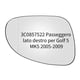 thumbnail image 1 of Riwesomey Espejo retrovisor del lado derecho del pasajero, vidrio retrovisor azul, repuesto de visión gran angular sin marco para Golf MK5 Vehículos, repuestos y accesorios Mis, 1 of 8