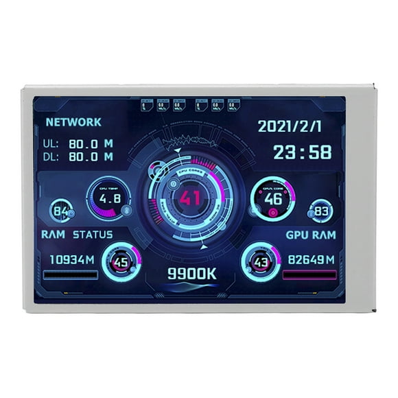 Mini Monitor,Mini Monitor 3.5in Display Display Monitor Screen Computer Screen Future-Proof Design