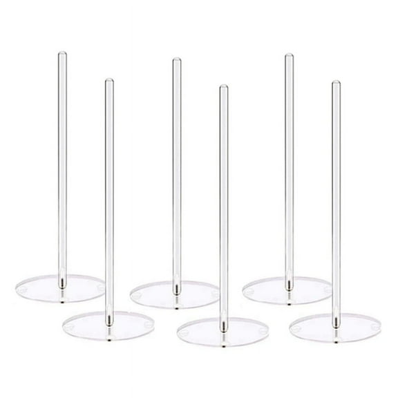 Donut Stand 6 Pack,Acrylic Bagel Stand,Donut Display Stand for Dessert Table,Bagel Display Tower for Birthday, Wedding