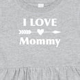 thumbnail image 4 of Inktastic I Love Mommy Girls Baby Dress, 4 of 5