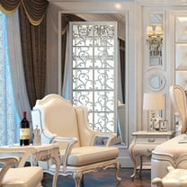 16pcs DIY Acrylic Mirror Wall Decals | Removable Self-Adhesive Mural Stickers | Modern Home Decor for Walls, Doors & Furniture | 20x40cm Set of 16