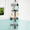 Black, variant on MEHOOM 4-Tier Corner Shower Caddy with Tension Pole, Adjustable 30–120 inch, No-Drill Shower Organizer with Hooks, Soap Holder & Toothbrush Cup, Rustproof Bathroom Caddy (Black)