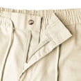 thumbnail image 5 of Shorts for Men Casual Drawstring Elastic Waist Solid Color Pockets Sweat Shorts Breathable Cotton Shorts Lightweight Summer Beach Daily Wear, 5 of 6