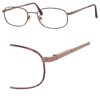 Elasta 7058 Full Rim Rectangular Havana Copper Eyeglasses