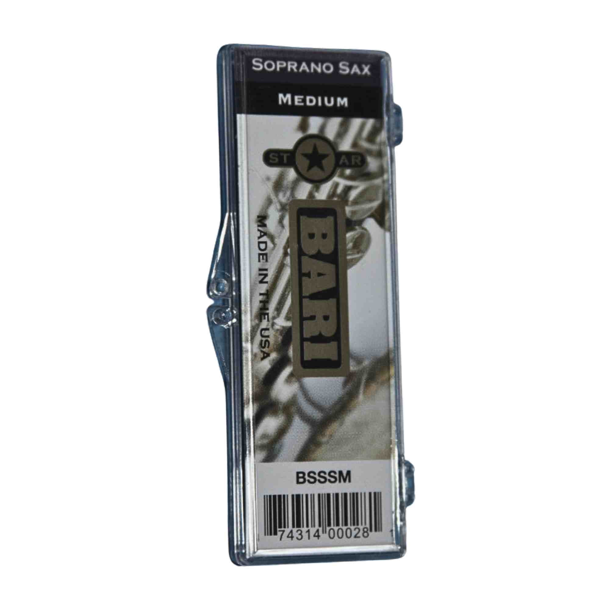 Bari Synthetic Soprano Sax Reed, Star (Gold), Strength Medium 3.0-3.5