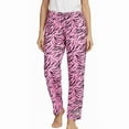 thumbnail image 2 of Barbie Women Pajamas Pants Pink Cheetah Print Pajamas Bottoms Mommy and Me Sleepwear pants for Women Sizes S-XL, 2 of 9