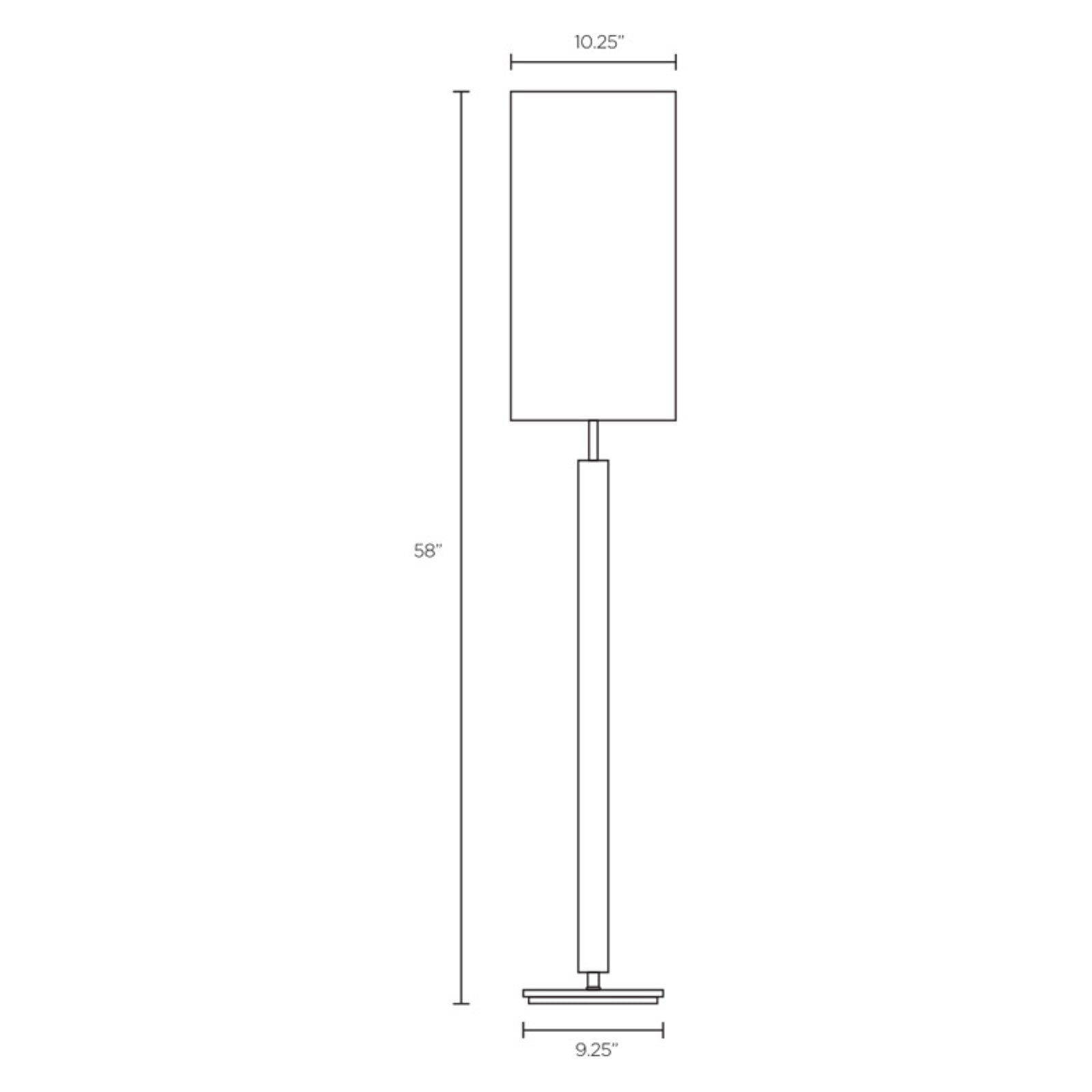 Adesso Hollywood Floor Lamp Satin Steel Finish Com