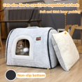 thumbnail image 3 of Cueva Cama para Gatos OMLIVLIES Suave y Cómoda para Gatos de Interior, 3 of 6