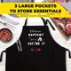 thumbnail image 4 of Teissuly Funny Apron For Men, Chef Bib Apron With 3 Pockets, Adjustably Neck Strap - Perfect For Kitchen Cooking, BBQ, Baking, Gifts For Husband, Men, Wife, Mom, Teissuly WER2023112006738, 4 of 9