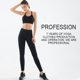 thumbnail image 4 of Trajes de 2 piezas para mujer Sujetadores deportivos sin mangas Cintura alta Leggings de yoga sin co Abanopi Trajes De Yoga, 4 of 7