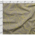 thumbnail image 2 of Soimoi Abstract Printed, Poly Canvas Fabric, Decor Sewing Fabric by The Yard 56 Inch Wide,Decorative Fabric for Curtains Tote Bags, Beige, 2 of 5