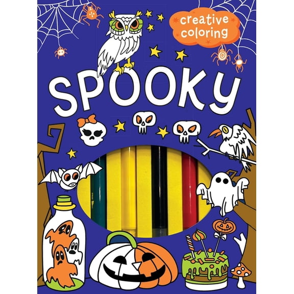 Creative Coloring Creative Coloring: Spooky Mini-Coloring Kit, (Paperback)