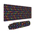 thumbnail image 2 of Pofeuu Rainbow Butterfly Print Desk Mat for Keyboard and Mouse，Computer Desk Matt for Desktop，Large Mouse Pad for Desk，Desk Pads on Top of Desks 12x31.5in, 2 of 8