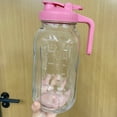 thumbnail image 7 of 64oz Glass Jar Pitcher with Lid,2 Quart Airtight Water Jug,Leakproof Wide Mouth, 7 of 7