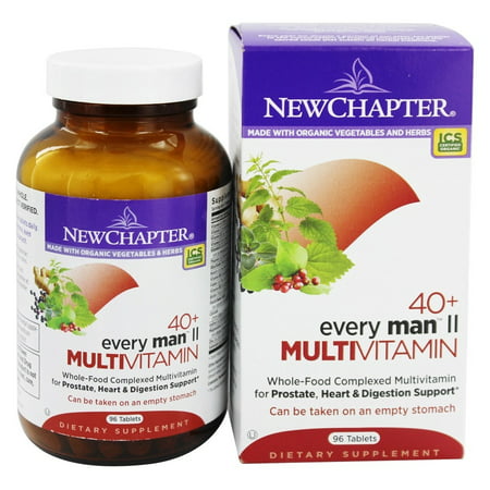 New Chapter - Every Man II multivitamines 40 Plus - 96 comprimés