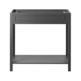 thumbnail image 6 of Vanity Cabinet (Sink not included), Grey Gray, Wood, Hotel Bedroom Bathroom, Modern Contemporary HB34264, 6 of 9