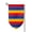 Fillet, variant on Garden Flag Armenian Flag Double Sided Small Yard Holiday Garden Flag for Outside Decor 12.5x18 Inch Square