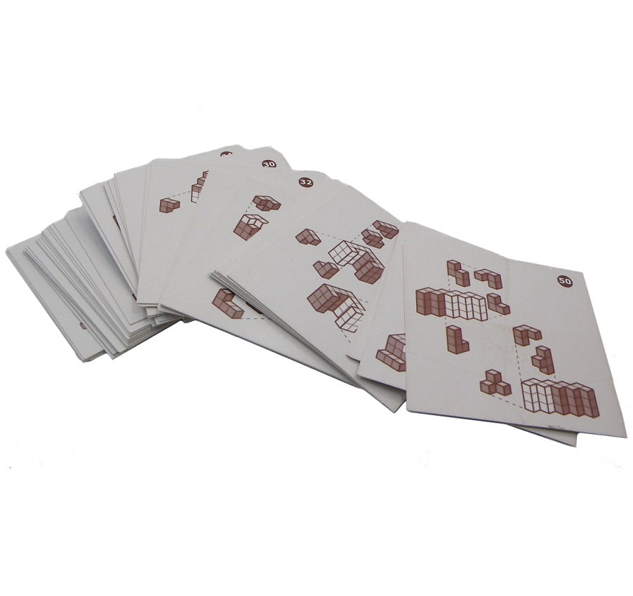 Contemporary Manufacture Toys Hobbies Soma Cube Double With Playing Cards Wooden Puzzle
