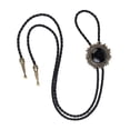 thumbnail image 1 of Western Cowboy Bolo Tie Rodeo Dance Tie Collar con pajarita jinwen Lazo del bolo del vaquero, 1 of 7
