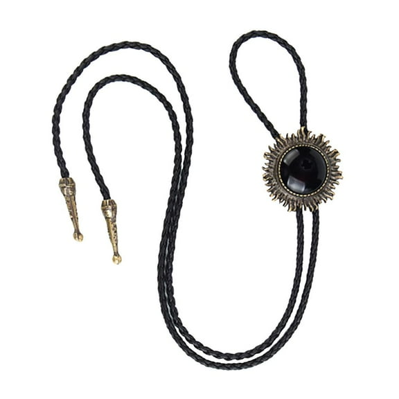 Men's Bolo Tie Necklace with Cowboy Bolo Tie Pendant