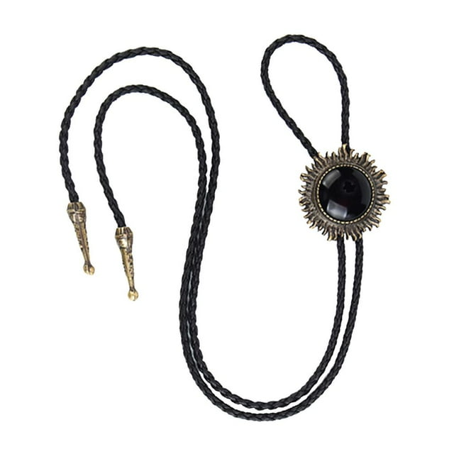 Western Cowboy Bolo Tie Rodeo Dance Tie Collar con pajarita jinwen Lazo del bolo del vaquero