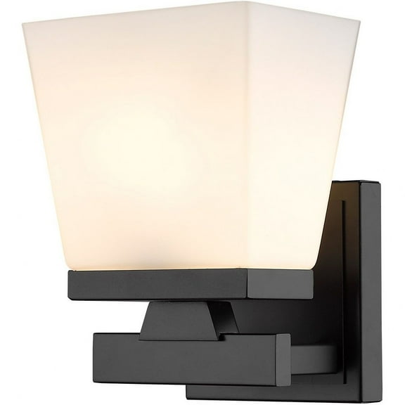 1 Light Wall Sconce in Modern Style-7.75 inches Tall and 5.75 inches Wide-Matte Black Finish Bailey Street Home 372-Bel-4619839