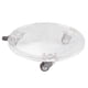 thumbnail image 2 of Bandeja acrílica con ruedas, bandeja acrílica transparente redonda, base para calentador purificador, soporte para maceta, elegante y moderno, 2 of 10