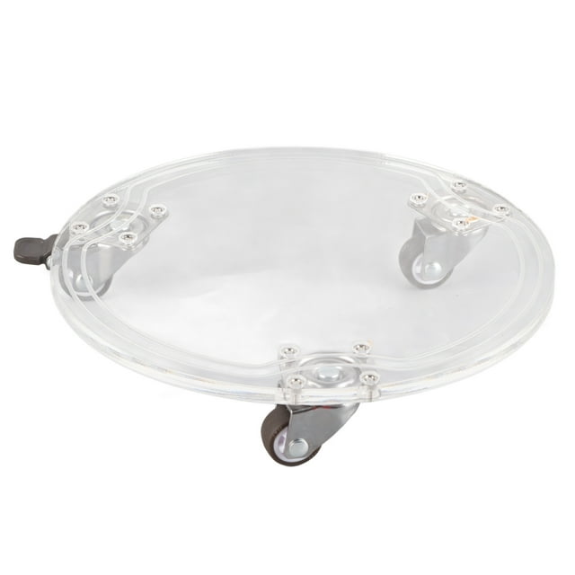 Air Conditioning Bottom Bracket,Round Transparent Acrylic Tray Round Transparent Acrylic Tray Flower Pot Bracket User-Friendly Design